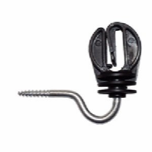 ELECTRA Weidezaun Bandisolator Spezial (bis 20 mm) E1165  schwarz