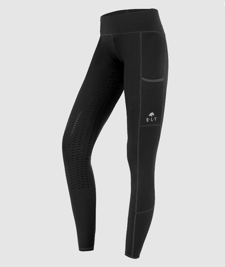 Waldhausen Thermo-Reitleggings Ella - schwarz