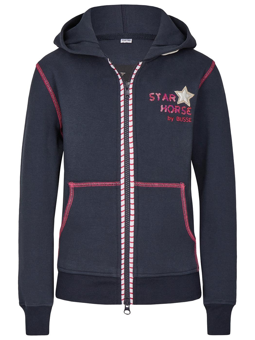 Busse Sweat-Shirt Jacke Hoodie Kinder Star Horse