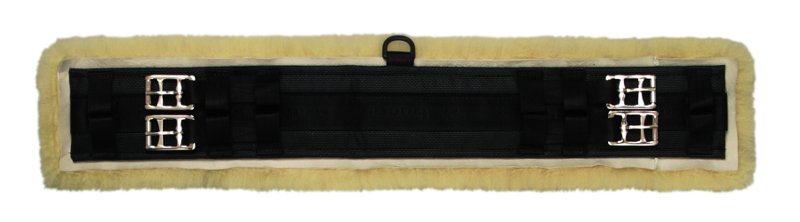 Christ Sattelgurt mit Lammfell Dressur