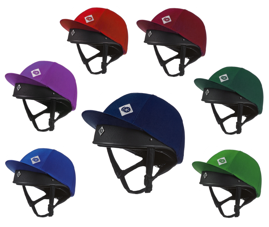 Charles Owen traditional colour silk - farbige Helmüberzüge