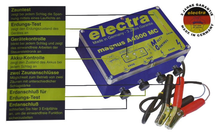 ELECTRA Weidezaungerät Magnus A4500 MC