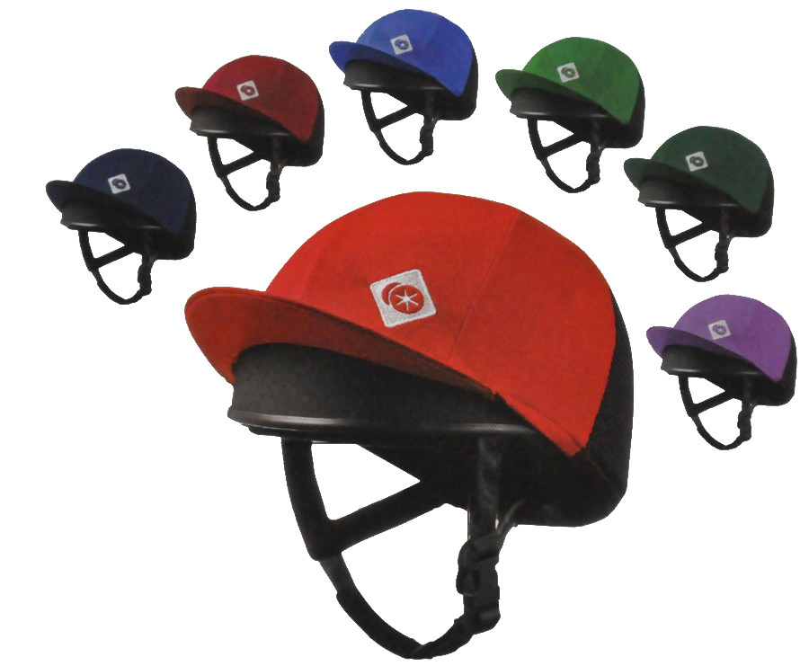 Charles Owen J3 colour silk - farbige Helmüberzüge