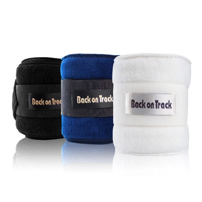 BACK ON TRACK Fleecebandagen mit Biokeramikfasern (1 Paar)