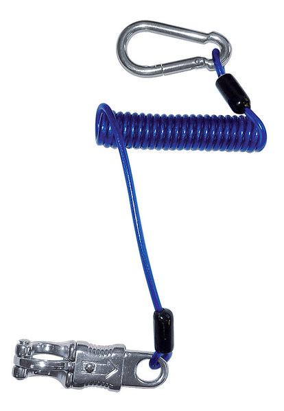 Ekkia Anbindeseil mit Spiralfeder
