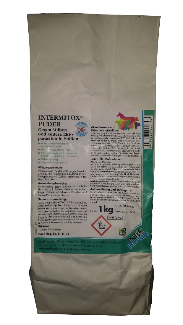 InterHygiene Intermitox Puder 1kg Nachfüllpackung