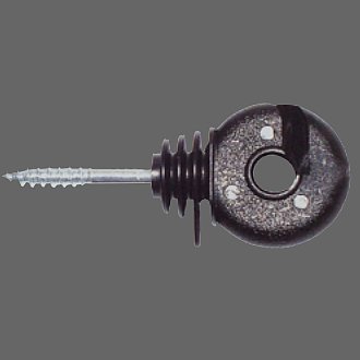 ELECTRA  Weidezaun Ringisolator Holzgewinde E107