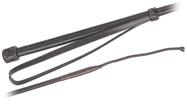 FLECK Gerte, Leder umwickelt - 80cm